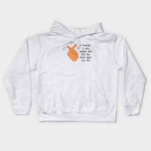 Feminist quote Kids Hoodie